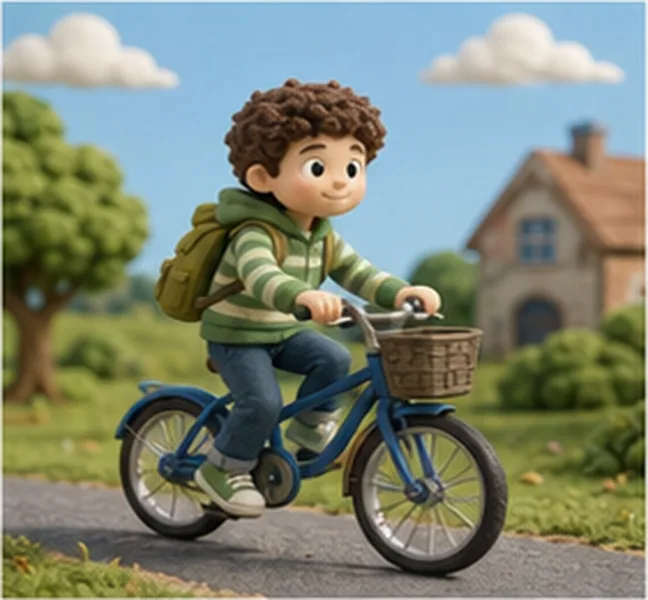 by bike