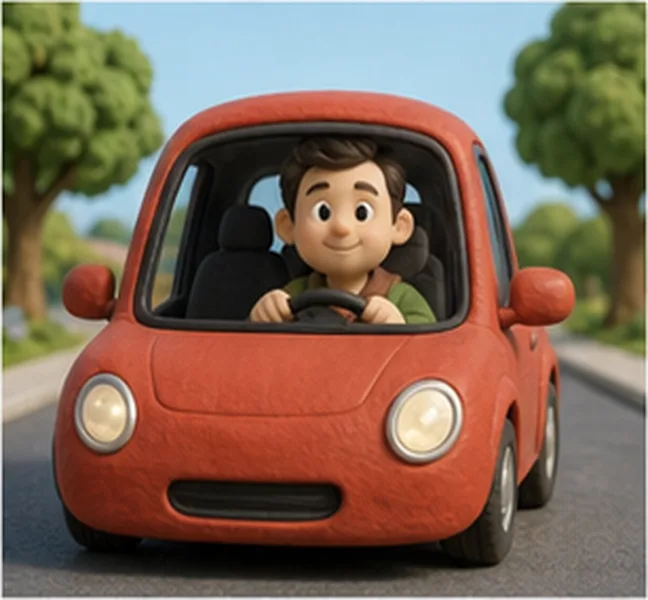 a red car