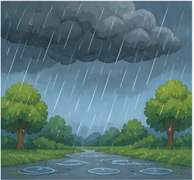 raining