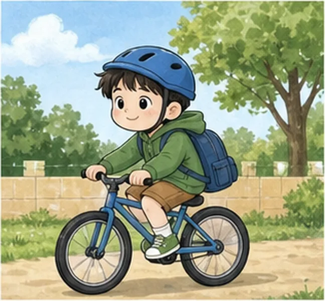 by bike