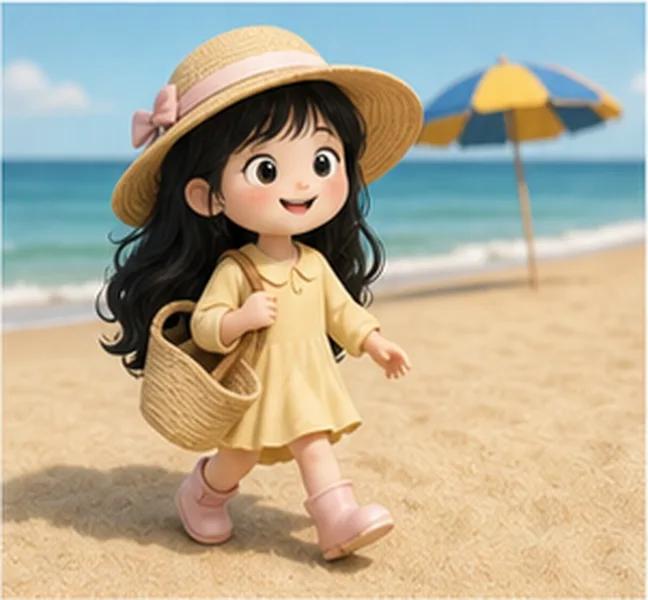 the beach