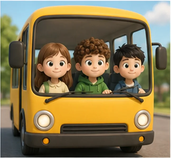 the children take bus number 23
