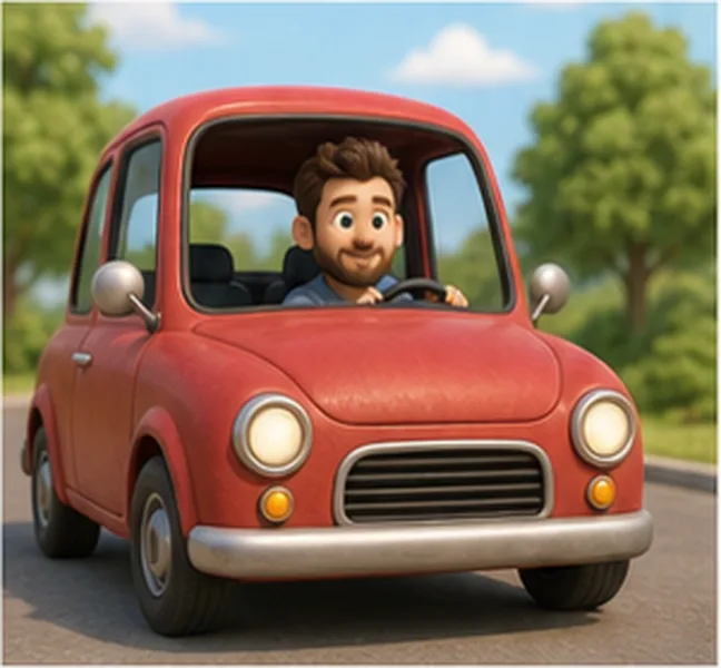 a red car