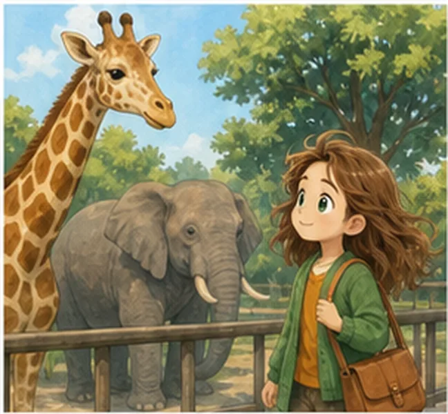 Ann going to the zoo
