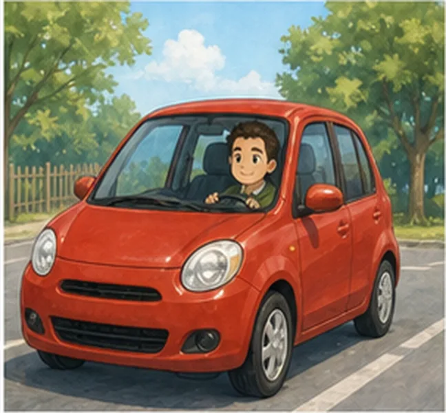 a red car