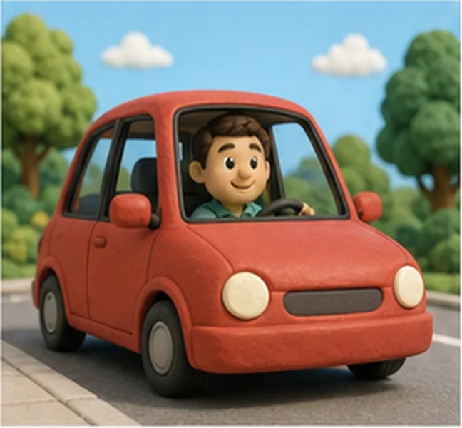 a red car