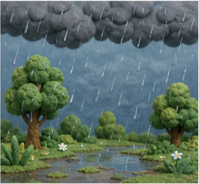 raining