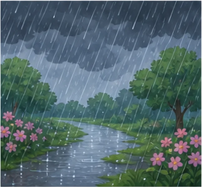 raining