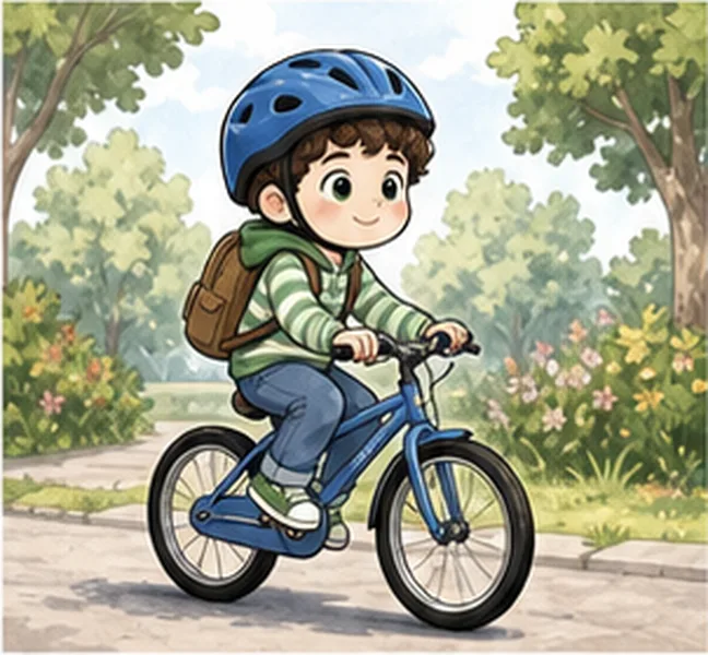 by bike