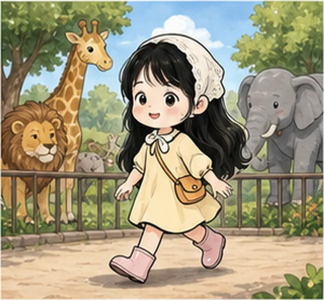 Sally going to the zoo