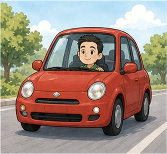 a red car