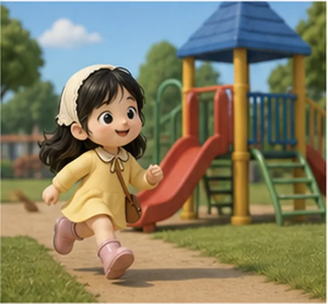 May going to the playground