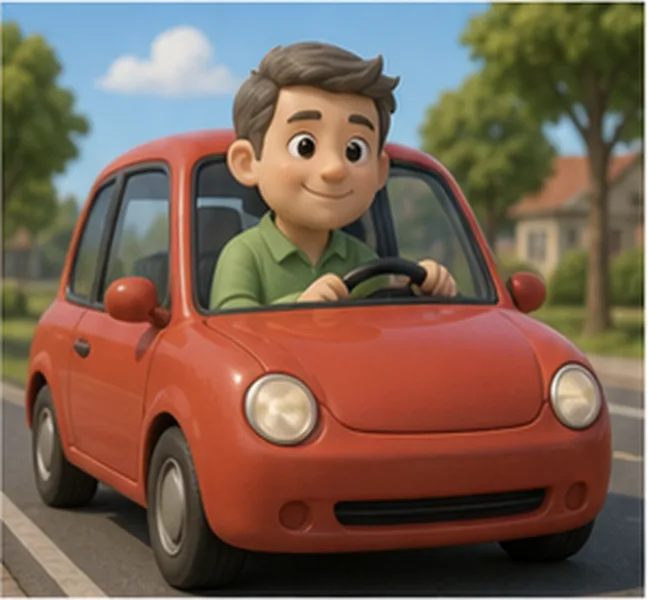 a red car