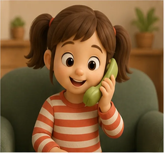 talking on the phone