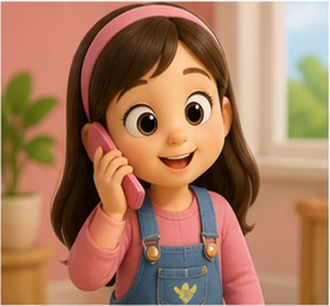 talking on the phone
