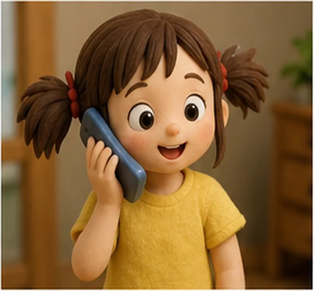 talking on the phone