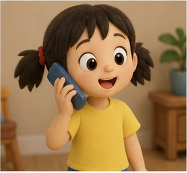 talking on the phone