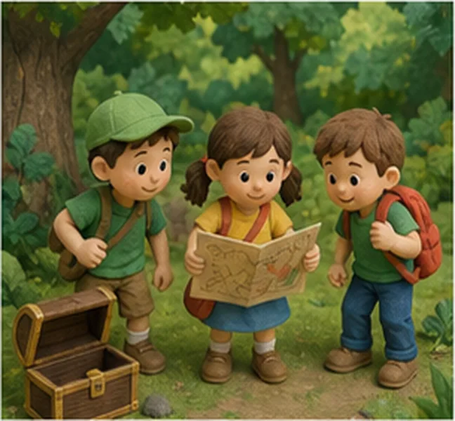 a treasure hunt