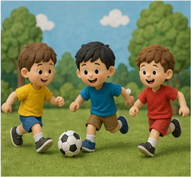 they playing football