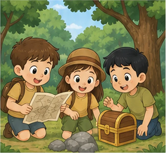 a treasure hunt