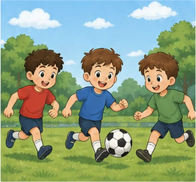 they playing football