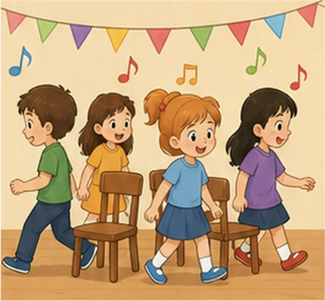 they playing musical chairs
