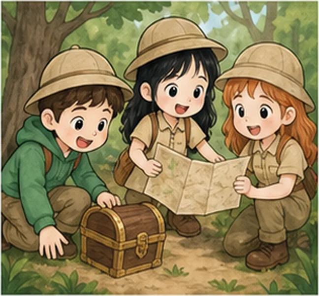 a treasure hunt