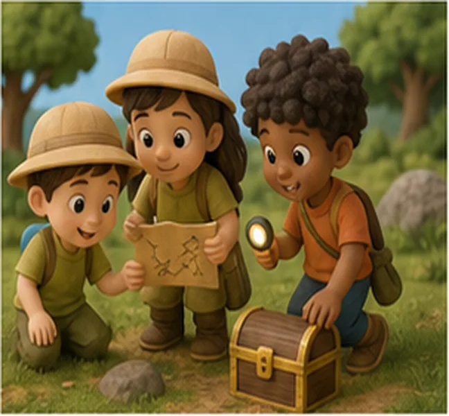 a treasure hunt