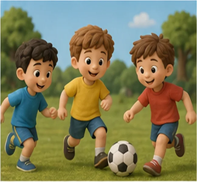 they playing football