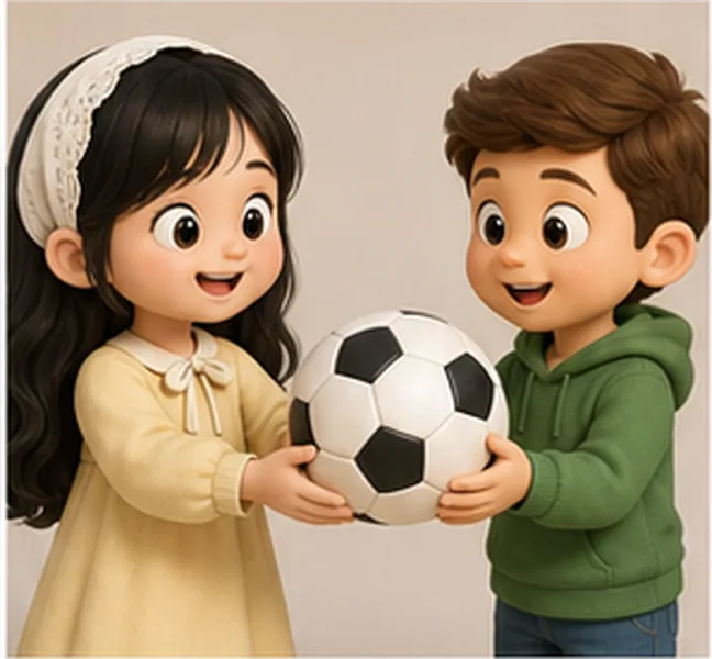 a football
