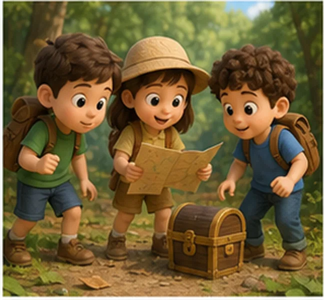 a treasure hunt