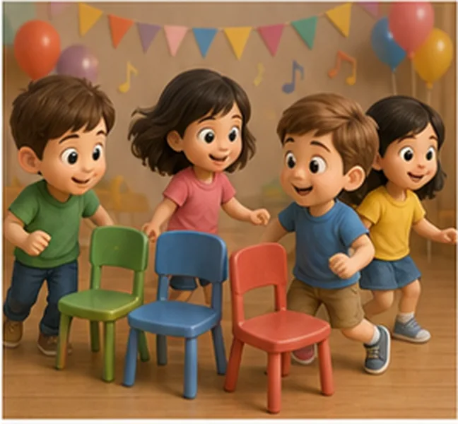 they playing musical chairs