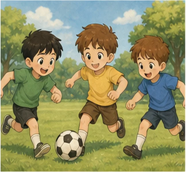they playing football