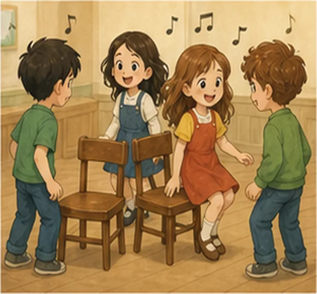 they playing musical chairs