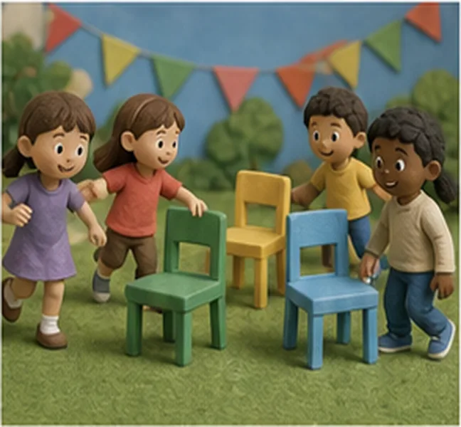 they playing musical chairs