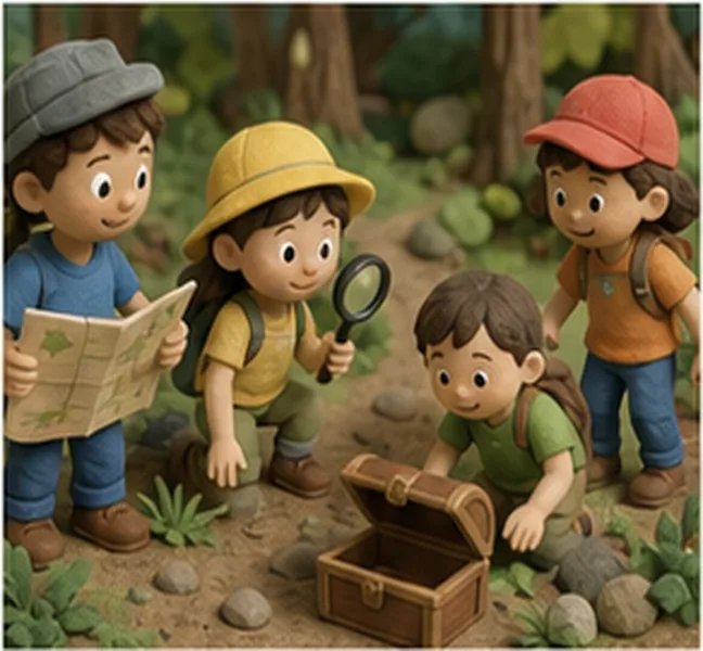 a treasure hunt