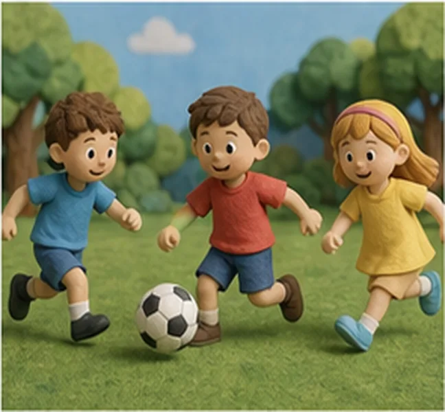 they playing football