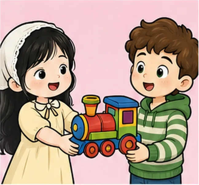 a toy train