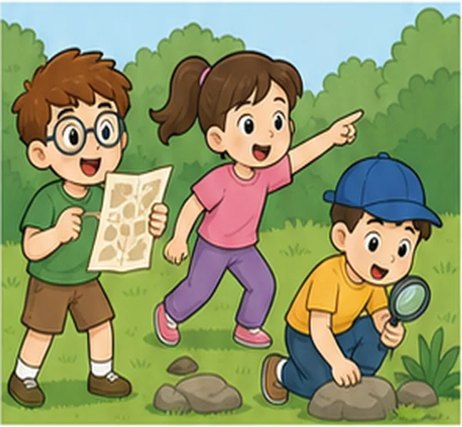 a treasure hunt