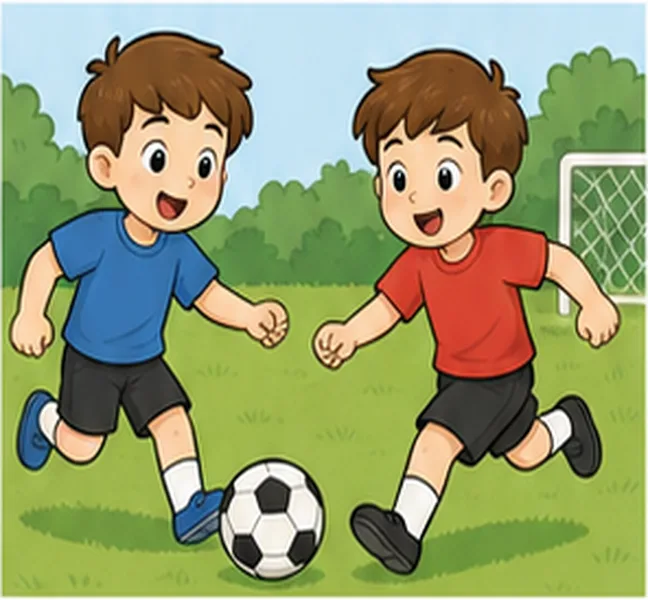 they playing football