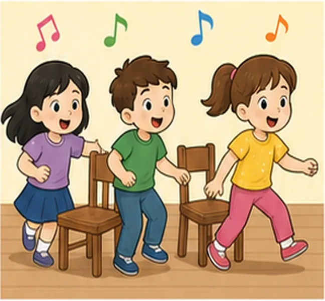 they playing musical chairs