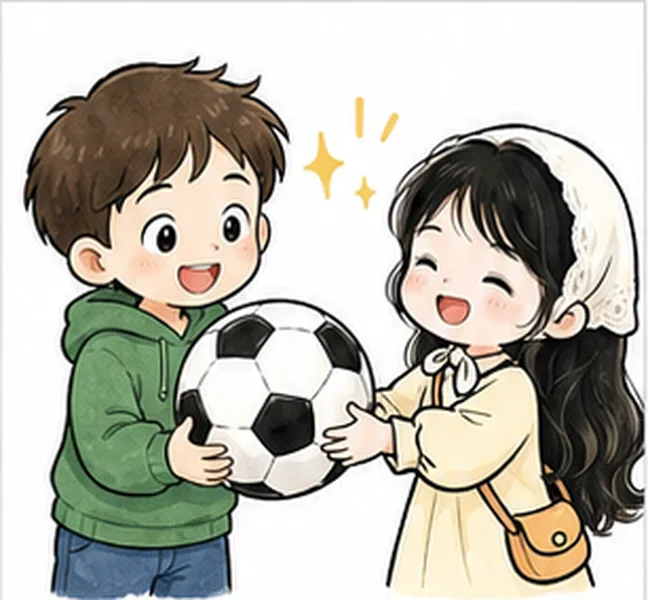 a football
