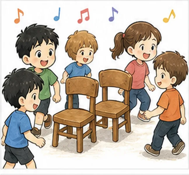 they playing musical chairs