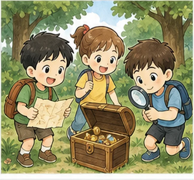 a treasure hunt