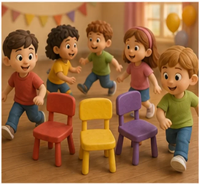 they playing musical chairs