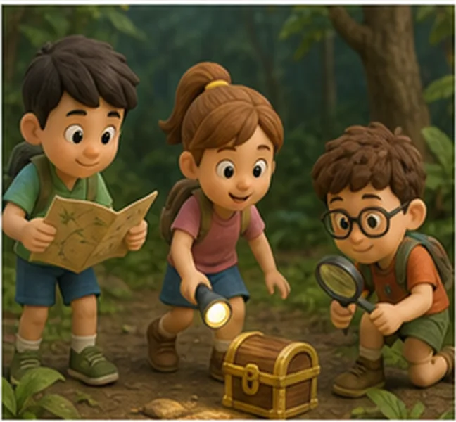a treasure hunt