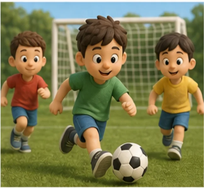they playing football