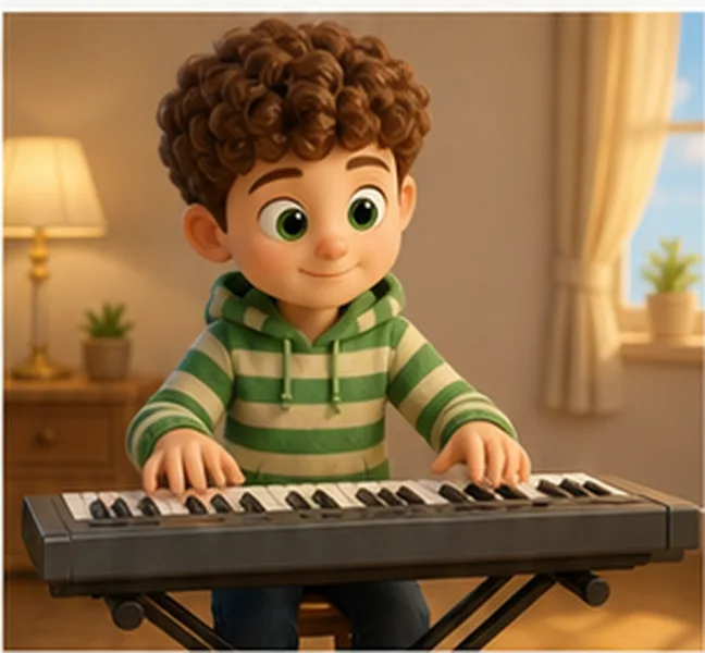 the keyboard