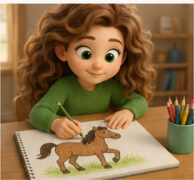 a horse