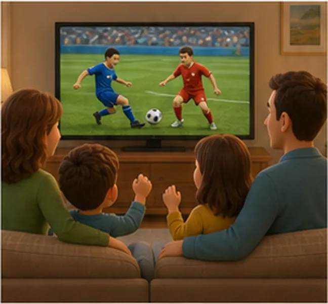 a football match